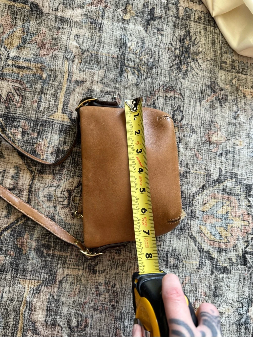 Coach Mini Shoulder Bag in Tan and Brown